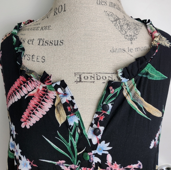 Floral Mini Ruffle Dress - Picture 7 of 10